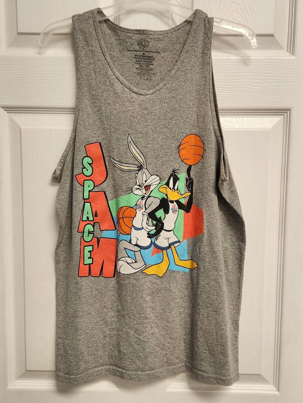 Space Jam Looney Tunes Graphic Tank - Gray
